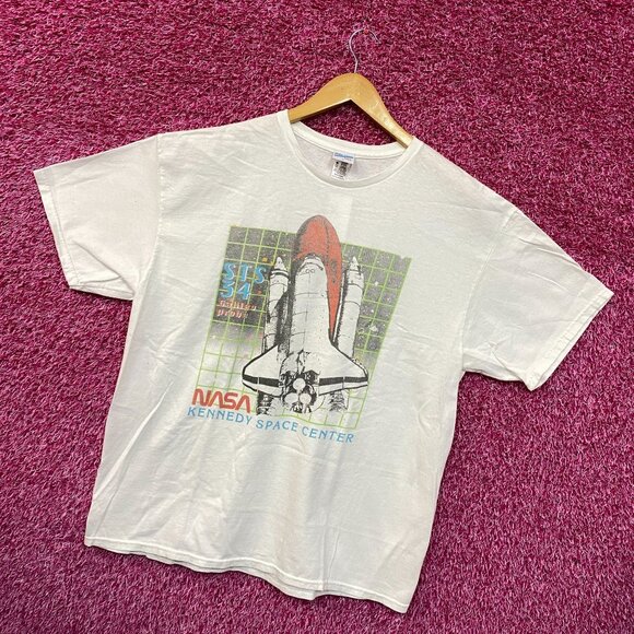 NASA STS 34 Galileo Probe Kennedy Space Center Promo Tee L - Picture 3 of 4